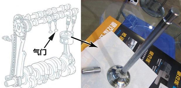 趙顯華給記者展示的氣門，它由豪克能機床加（jiā）工而成